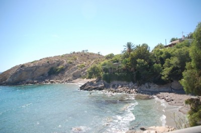 Eine Bucht um 14 Uhr -