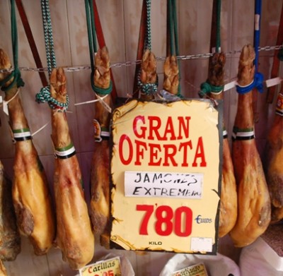 Jamón de pata blanca