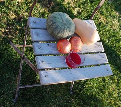 Im Vordergrund: Granatapfelsaft