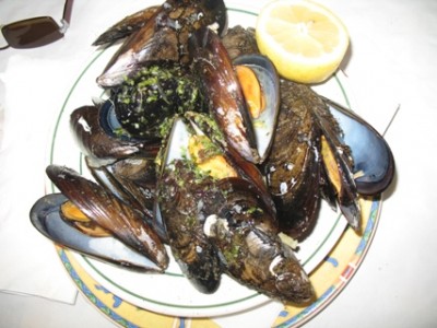 mejillones al vapor