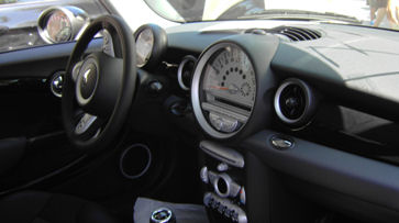 Der Mini, einfach süss und man weiss immer wie schnell man unterwegs ist