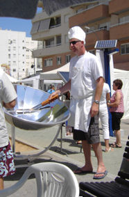 Hier wird mit Solarenergie gegrillt