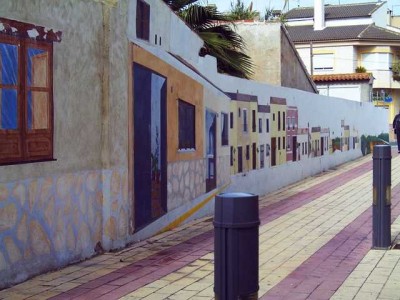 Pasillo-Wandmalereien